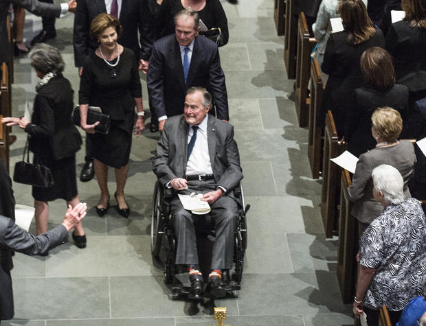 George H.W. Bush -- Barbara Bush funeral 
