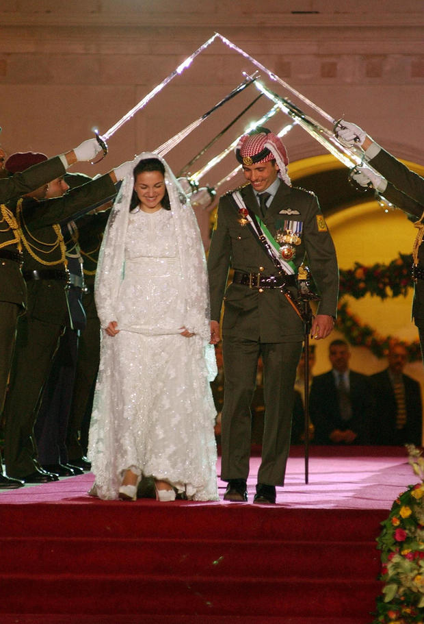 Jordan's Crown Prince Hamza and his brid 