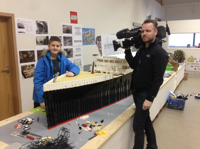Icelandic boy's Titanic Lego replica makes it safely across to US museum, The Titanic
