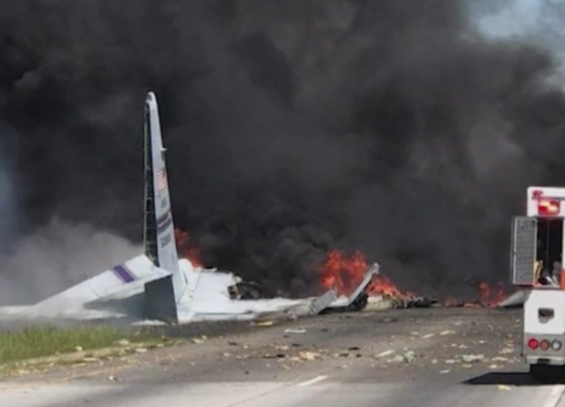 Air National Guard C-130 cargo plane crash 