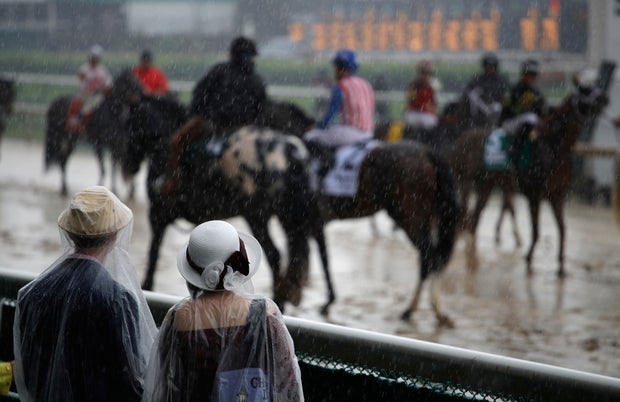 Kentucky Derby rain