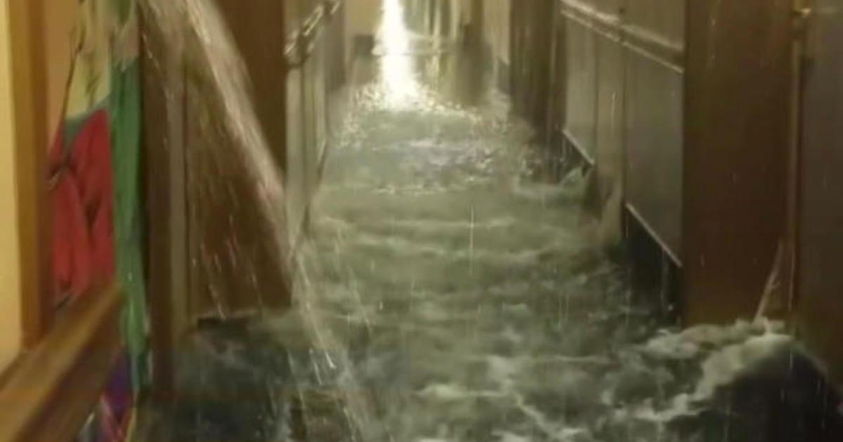 Water line in Carnival cruise ship breaks, flooding rooms CBS News