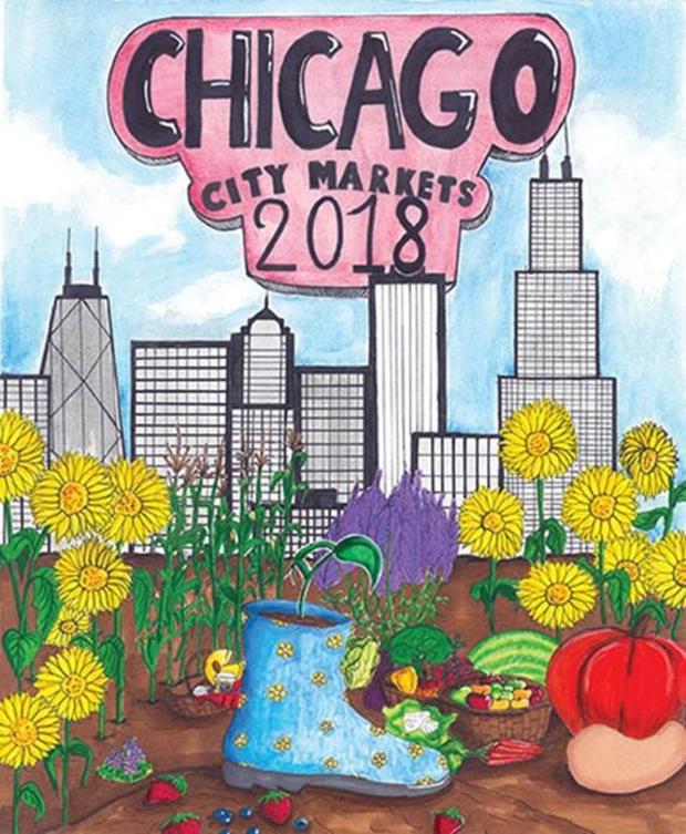 Chicago City Markets Winning Artwork 2018 