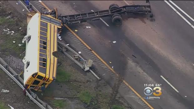 nj school bus crash + mount olive 