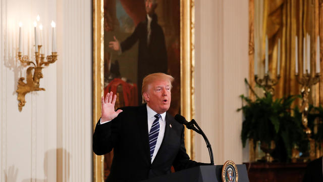 U.S. President Donald Trump delivers remarks during the Prison Reform Summit at the White House in Washington 