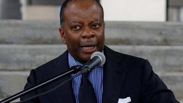 FILE PHOTO: Todd Robinson, Charge d'Affaires of the U.S. Embassy for Venezuela, talks to the media during a news conference in Caracas 