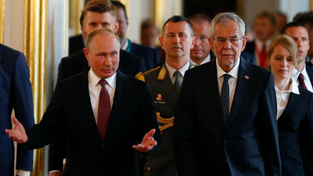 Russia's President Vladimir Putin visits Austria 