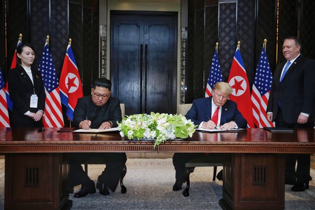 Trump, Kim -- U.S.-North Korea summit