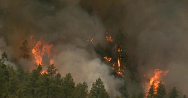 Wildfires rip across 7 states in the West - CBS News