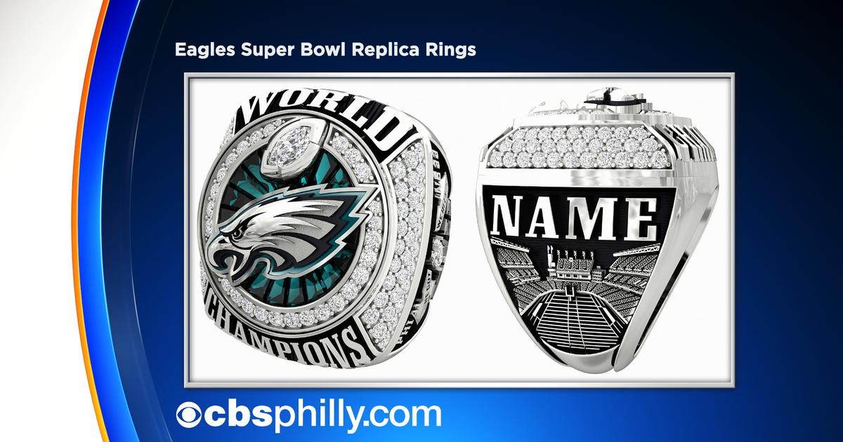 Jewelry Company Selling Eagles Super Bowl Replica Rings - CBS Philadelphia