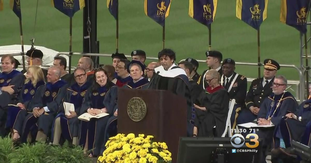 M. Night Shyamalan Speaks At Drexel Commencement, Receives Honorary