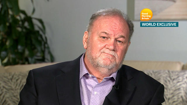 Thomas Markle, Meghan Markle's father, is seen in a still taken from video as he gives an interview to ITV's Good Morning Britain program which is broadcast from London 