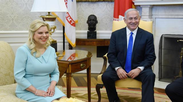 President And Mrs Trump Welcome Israeli PM Netanyahu To White House 