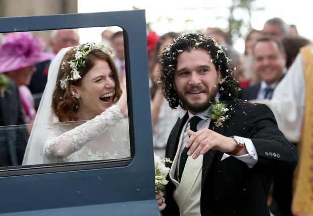 'Game of Thrones' stars Kit Harington and Rose Leslie are married 