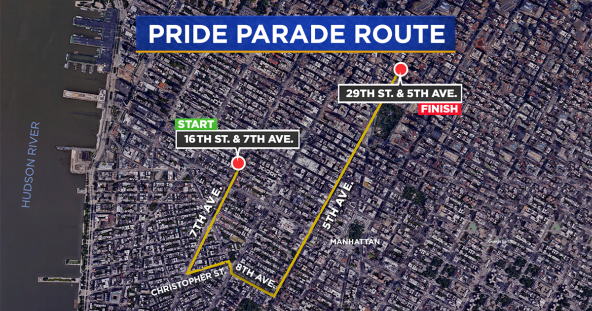 NYPD Announces New Route, Security Plan For 2018 Pride March CBS New York