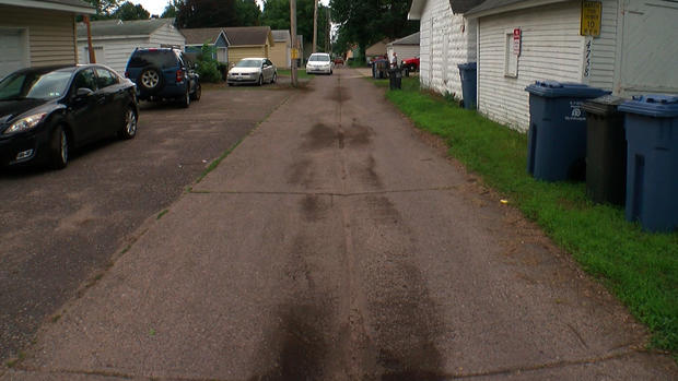 Alley Where Thurman Blevins Was Killed 