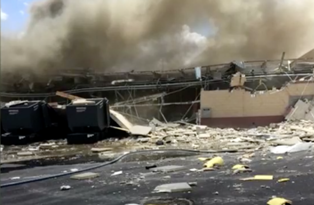hospital explosion in Gatesville 