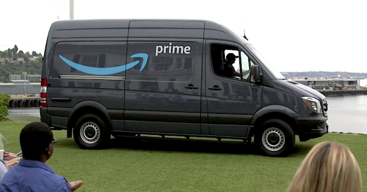 Amazon Getting In The Delivery Business With Prime Branded Vans Cbs Dfw