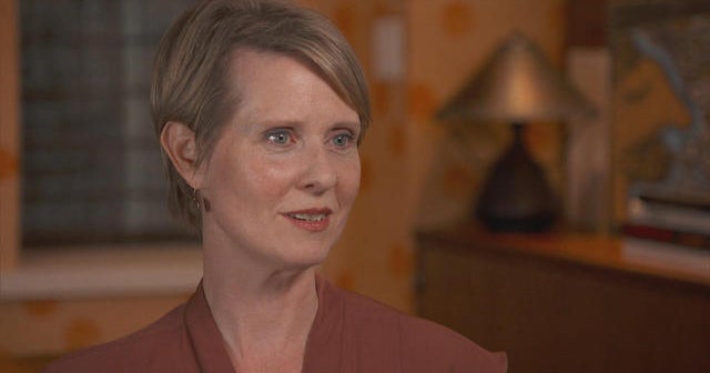 Cynthia Nixon takes to the political stage