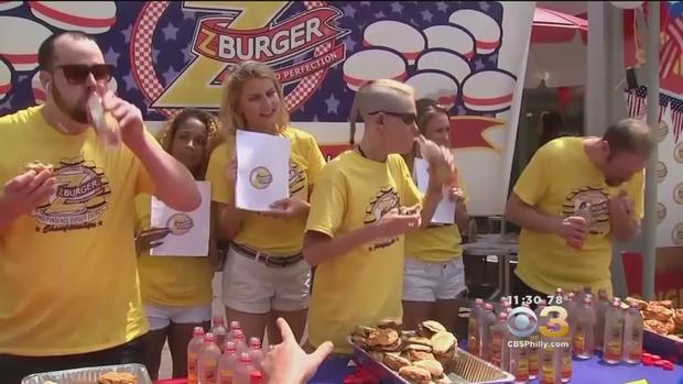burger eating contest 