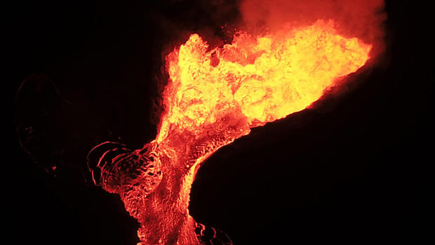 Volcanic eruption in Hawaii 