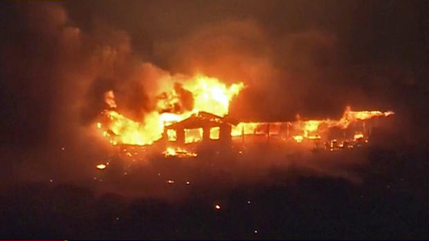 Fire Destroys Home in Goleta 