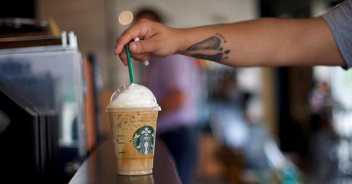 Starbucks: Plastic straws will be eliminated from stores by 2020 - CBS News