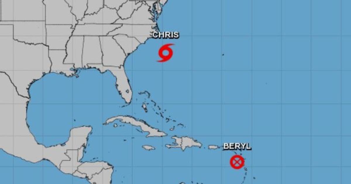 Beryl weakens alert storm
