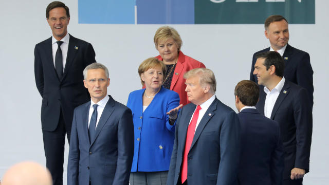 NATO summit family photo in Brussels 