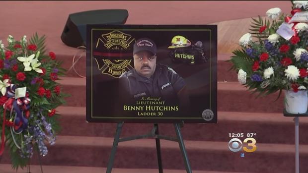 Funeral Held For Fallen Philadelphia Firefighter Lt. Benny Hutchins 