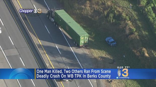 1 Killed, 3 Injured In Pennsylvania Turnpike Crash 