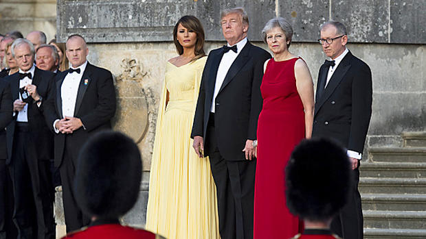 Blenheim Palace Reception For U.S. President Donald Trump 
