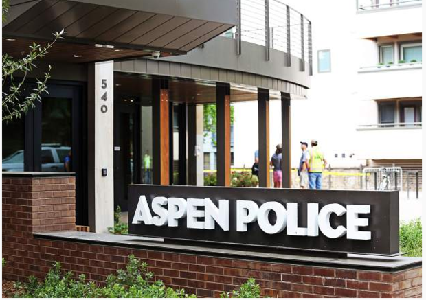 Aspen Police Sign (CREDIT Aspen Times) 
