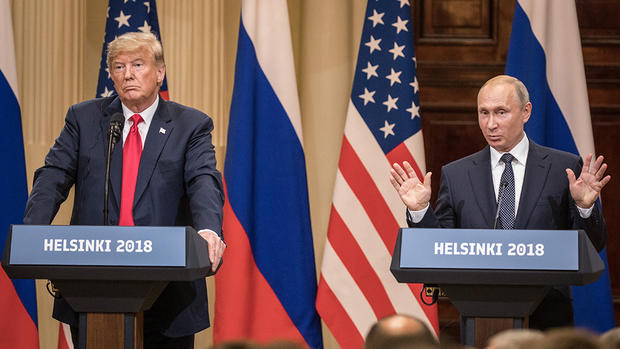 President Trump And President Putin Hold A Joint Press Conference After Summit 