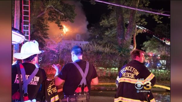 Multi-Million Dollar Princeton Home Damaged In Fire; Firefighter Injured 