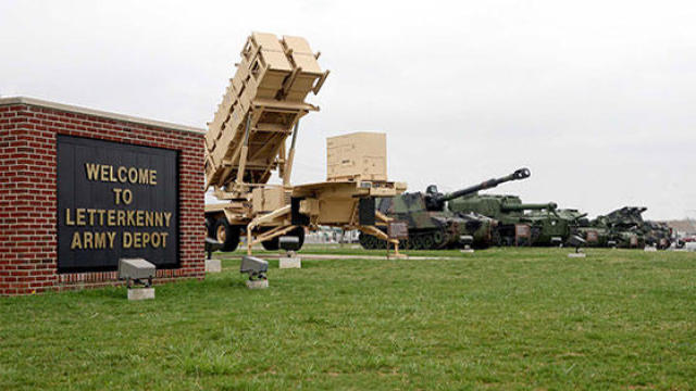 The Letterkenny Army Depot in Pennsylvania is seen in this undated photo released by the U.S. Army. 