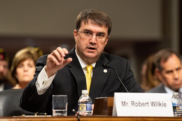 Veteran Affairs (VA) Secretary Nominee Robert L. Wilkie at 