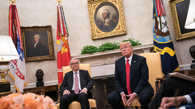 President Trump Meets With President of the European Commission 
