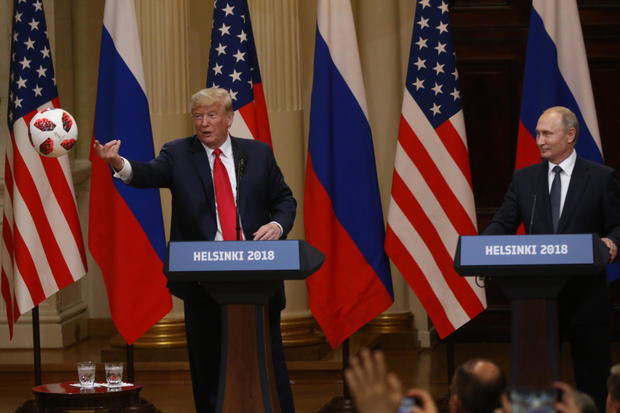 U.S. President Donald Trump Meets Russian President Vladimir Putin in Helsinki 