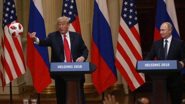 U.S. President Donald Trump Meets Russian President Vladimir Putin in Helsinki 