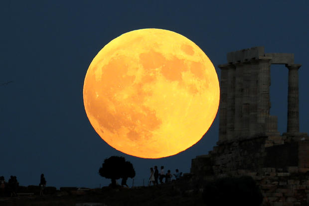 Lunar eclipse in Greece 
