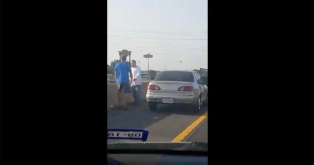Woman captures road rage, video and commentary go viral - CBS News