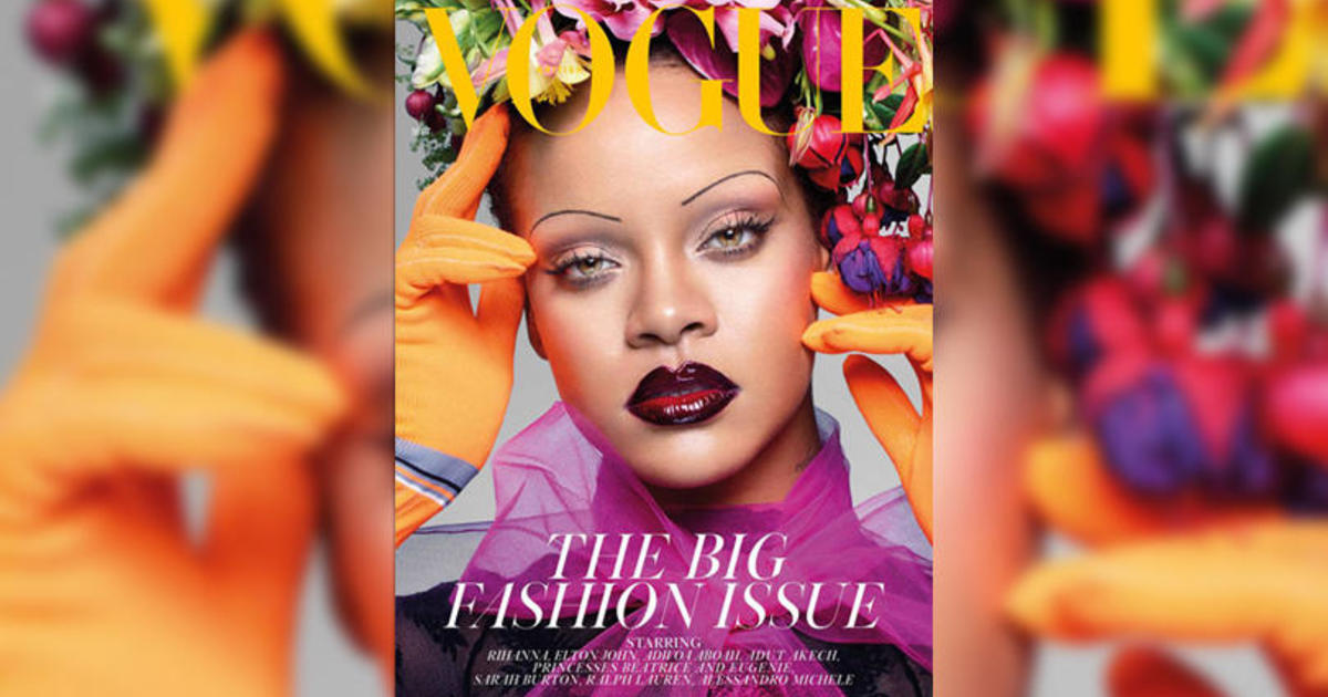 Rihanna becomes first black woman to grace cover of British Vogue's ...