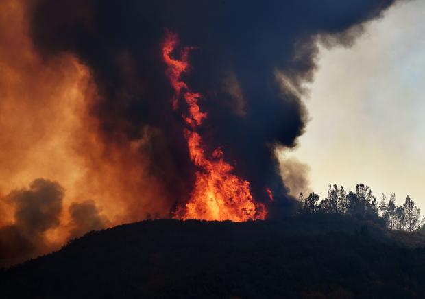 Twin NorCal Wildfires Force Thousands to Flee, Dozens Of Homes Destroyed 