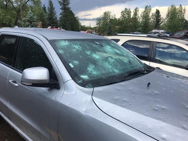Hail Storm Hits Colorado Springs 