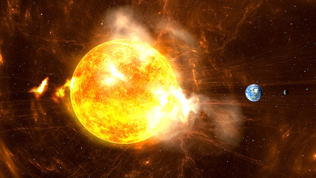 The Sun - Solar Flares 