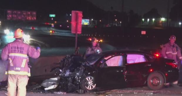 Wrong-Way Driver Kills 2 In Head-On Collision On 91 Freeway In Riverside 