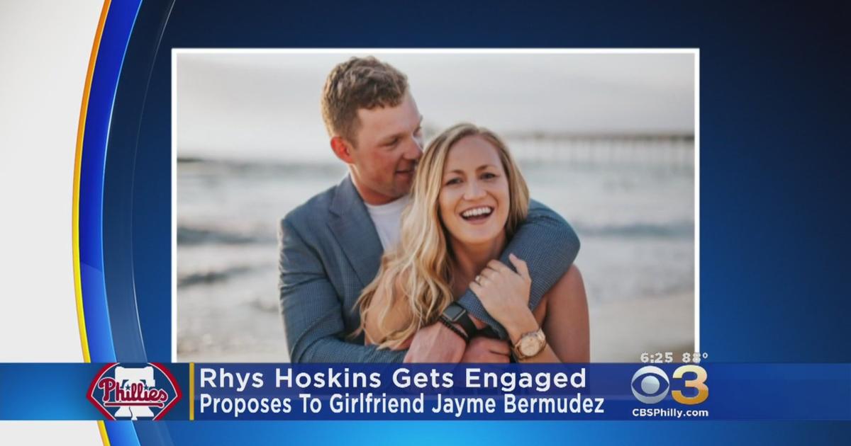 Phillies Slugger Rhys Hoskins Gets Engaged To Girlfriend In San Diego - CBS  Philadelphia