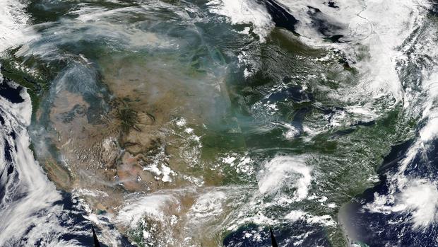 NASA Satellite Wildfire 
