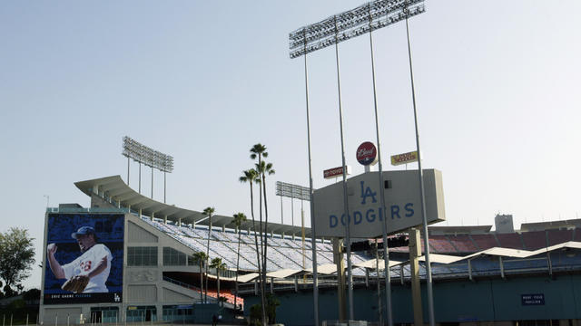 Exterior view Dodger Stadium 